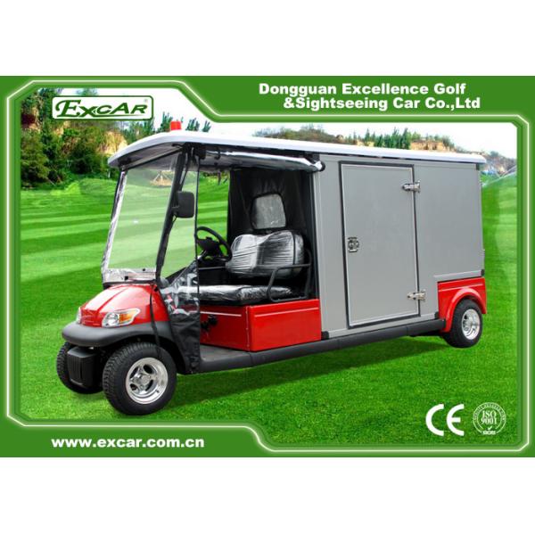 Buy EXCAR A1H2 / EC Emergency Golf Carts With Closed Cargo Bed Aluminum Chassis at wholesale prices