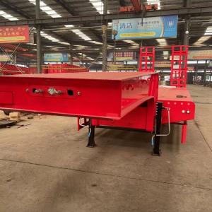 7 Axles Self Dumping Low Bed Truck Semi Trailer