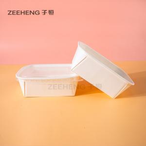 750ml Rectangle Take Away Bowl Kraft Paper Food Container