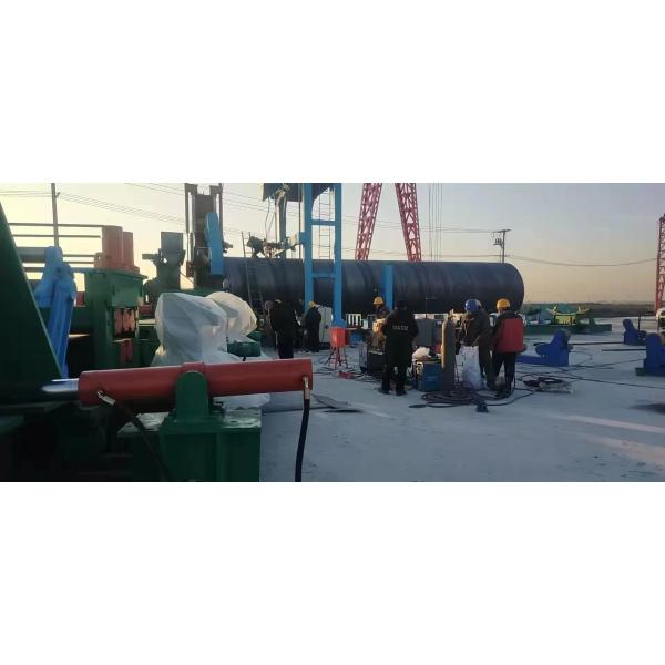 YY800 Spiral Welded Pipe Making Machine Production Line Steel Tube Making Machine