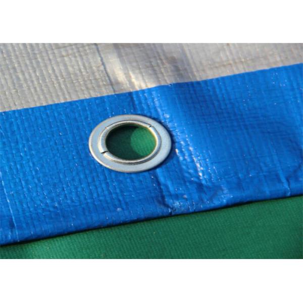 Buy Blue Geosynthetic Fabric PE Tarpaulins 200GSM For Truck Cover at wholesale prices