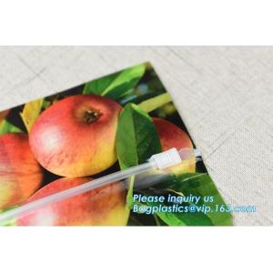 Fruit Grape Cherry Vegetable Packing Protection Bag, Handle Standing Resealable