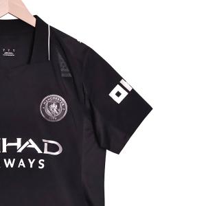 Manchester City 2025-2026 Season Away Black Jersey Group Customization