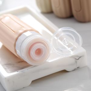 100ml Silicone Travel Bottle with Customizable Logo and Visual Window -