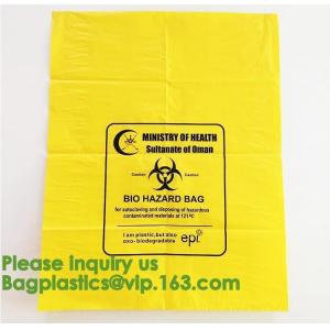 25 x Strong Clinical Waste Biohazard / Bio Hazard Yellow Bags,Autoclave
