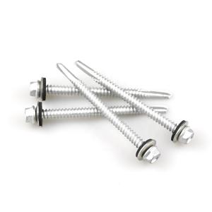China Roof Fastening Bimetal Self Tapping Screw 5.5x140mm With Epdm Washer for 100% QC Test on sale