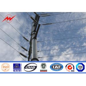 10kv ~ 550kv Electrical Steel Utility Pole Steel Power Distribution Pole
