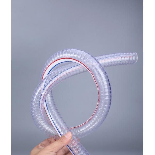 UMETASS PVC 1/2" Flexible Transparent Spring Hose For Garden Flexible and Transparent