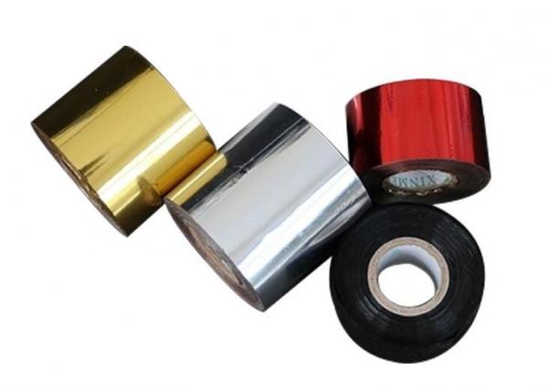 Buy Gold Silver Aluminum Hot Stamping Foil For Plastic Bottle Cap Tube at wholesale prices