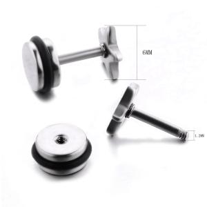 Custom made special earrings body jewelry shiny star stud earrings