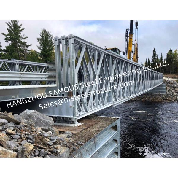Buy Customized Load Capacity Galvanized Steel Bridge For Construction Projects at wholesale prices