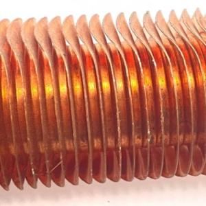 DELLOK Square Tube Fin And Tube Heat Exchanger With Solid Fins For Industrial