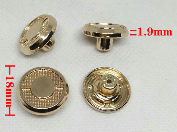 Customized metal sewing coat button custom logo metal buttons for Jacket
