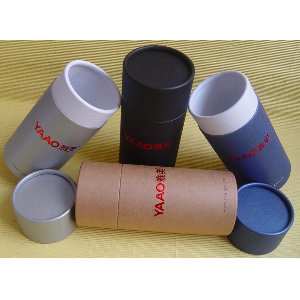 Custom printed paper cardboard cylinder wine packaging paper tube box