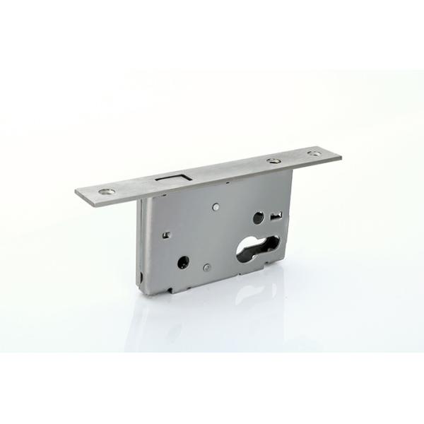 Buy Security Sliding Door Mortise Lock Body Silver With Zinc Alloy Hook at wholesale prices