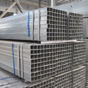 100x50mm 3mm Thickness Zinc Coating 275g Hot Dipped Galvanized Rectangular Tube