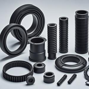 HNBR EPDM Custom Abrasion Compression Resistant Rubber Moulding Parts