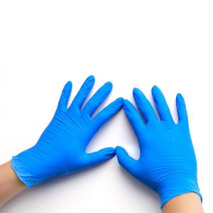 EN455 CE Powder Free Nitrile Gloves With Customized Logo