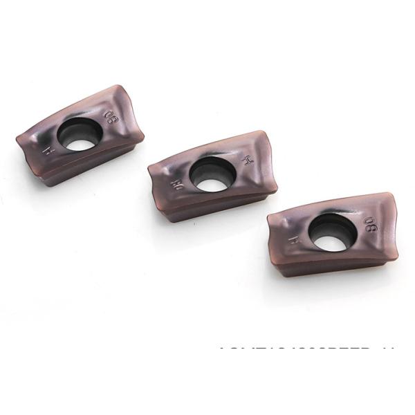 Safety Carbide Milling Inserts AOMT184808PEER For Semi - Finishing Turning