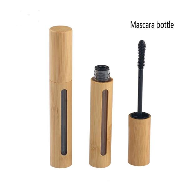 Buy 7ml Mascara Bamboo Cosmetic Bottle Makeup  Mascara Tube With Eyelash Brush at wholesale prices