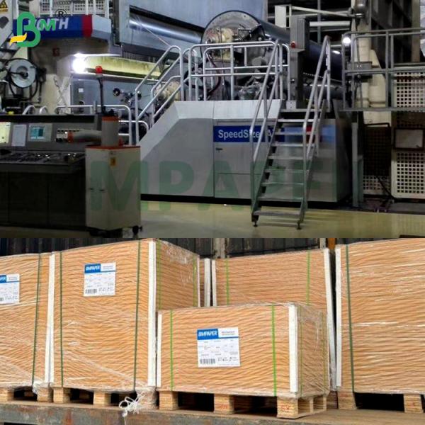 68g 70g High Stiffness & Foldability Silver Metalized Board For Cosmetic Packaging  Luxury Packaging