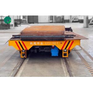 8 t industrial electric car on railway for cargo handling from one shop to