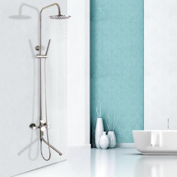 Buy Stainless Steel Brushed Nickel Bath Shower Head Faucet at wholesale prices