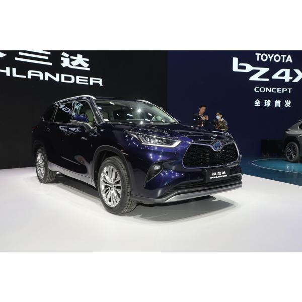 High Speed Toyota Highlander Gasoline-Electric Hybrid SUV Front Suspension Macpherson