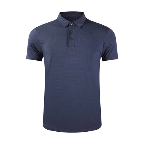 UA Sports Fitness Casual Nylon Polo Shirts Quick Dry Breathable Sapphire Blue T Shirts