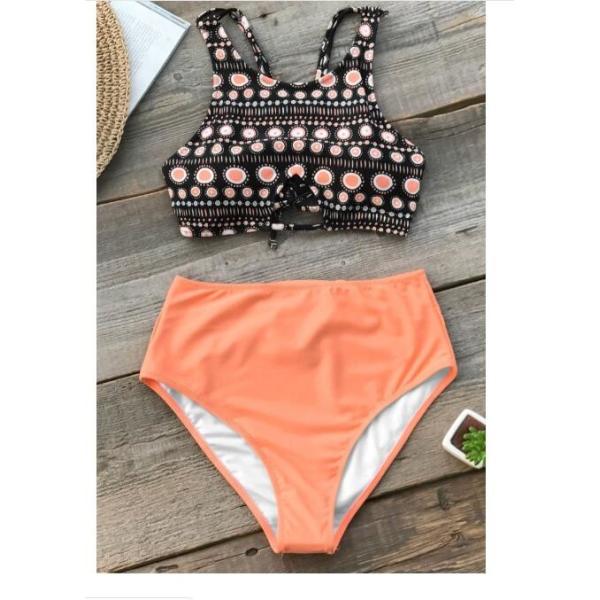 Buy ORANGE BOHO TANK BIKINI at wholesale prices
