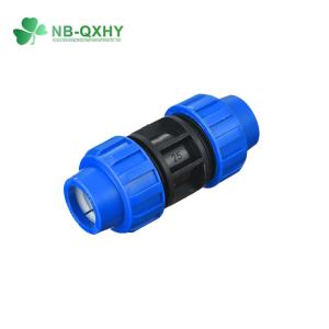 Turkey Blue PP Compression Fitting Quick Coupling for Rigid Pipe Connection in