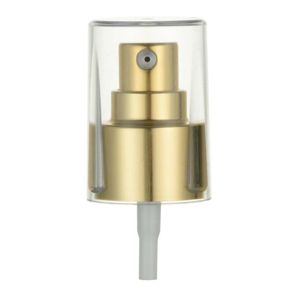 24/410 20/410 Cream Pump Dispenser Pump with Shiny Gold UV