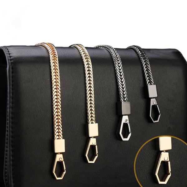 detachable strap flat chain non-fading metal shoulder strap slung chain Bag chain strap