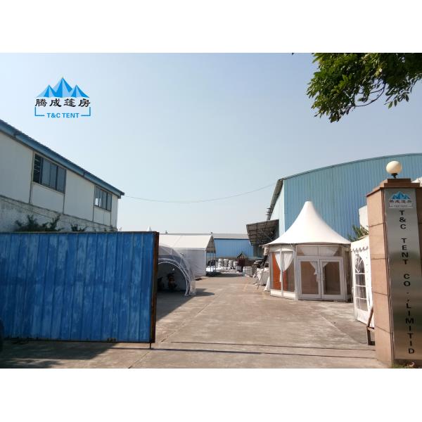 Customized Big Outside Event Tents PVC Structure Exhibition Tent For Canton Fair