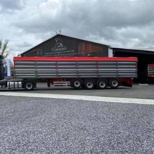 Heavy Duty Transport Semi Trailer With 30T Load Capacity And Dump Box Trailer