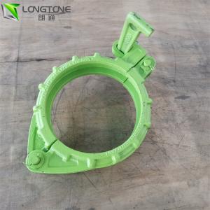 6 Inch Concrete Pump Clamp Vertical , Snap Dn180 Bolt Pipe Clamp