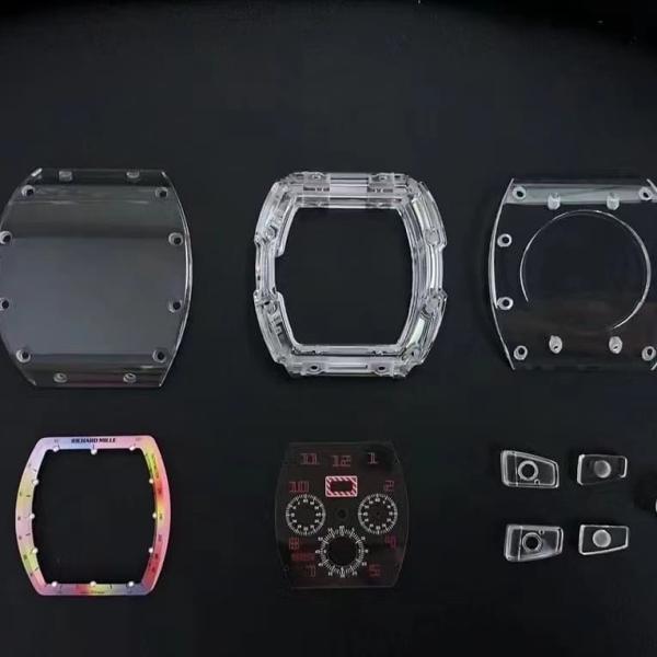 Waterproof Scratch Resistant Sapphire Watch Case Pink Blue 0.5 - 200mm Thickness