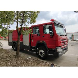 HOWO Chassis 15 Ton Water Tanker Fire Truck Gross Weight 33000kg Max Power 294Kw