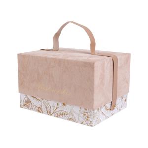 Luxury Cardboard Paper Holiday Gift Empty Box Portable Cosmetic Jewelry