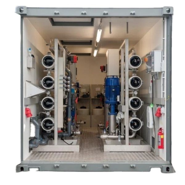 Containerized Reverse Osmosis System with DOW BW30-400 Membrane and 5-35°C