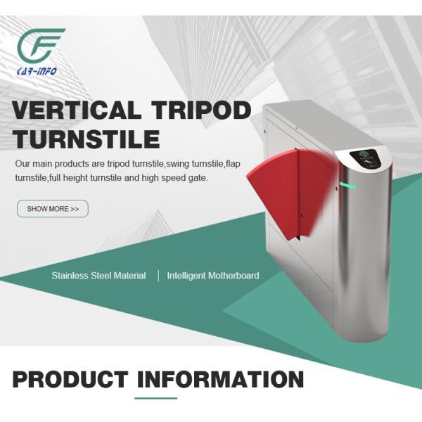 PMMA 0.4S SS304 Access Control Flap Barrier With Visitor System