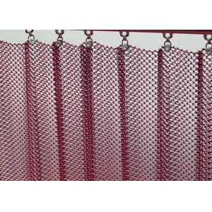 Quality 1.0mm Wire Metal Coil Drapery Curtain for sale
