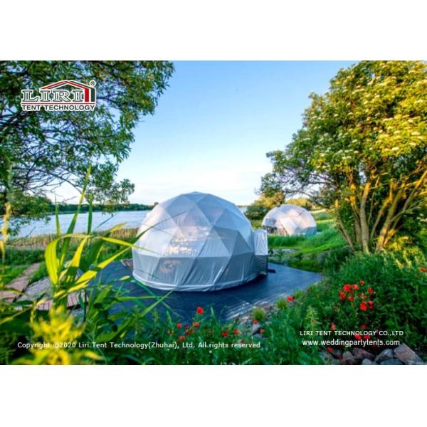 Buy Galvanized Steel Frame 3m Geodesic Dome House Tent For Garden at wholesale prices