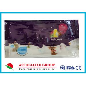 Quality Refreshing Wipes Cucumber &amp; Green Tea Scented Hypoallergenic Dermatologically Tested for sale