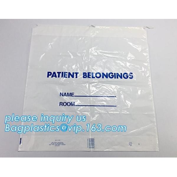 Biodegradable Manufacturer of Patient Belonging Bag with Rigid Handle OEM