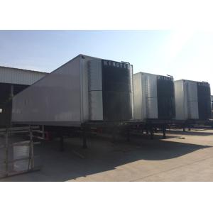 3 Axle Refrigerated Semi Trailer , Meat Transport Trailer 35t - 50t With
