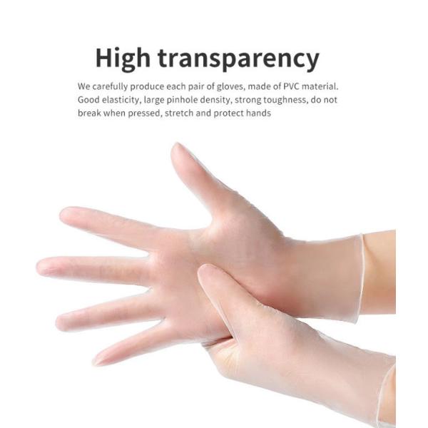 Vinyl Examination 5.5g / Pcs Disposable Pvc Gloves