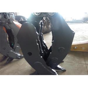 High Strength Hydraulic Wood Rotating Grapple For Excavator Volvo EC290