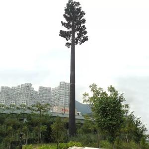 Microwave Communication Camouflage Monopole Tower Broadcasting / 4g / Cell Phone