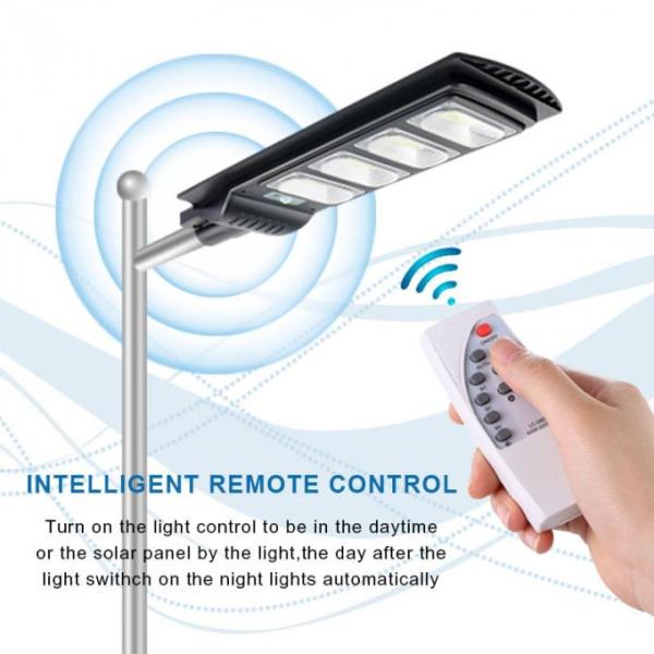 120w High Power LED Solar Street Light All In One 6500K Smd 2835 Streetlight LiFePO4 20Ah Battery 3